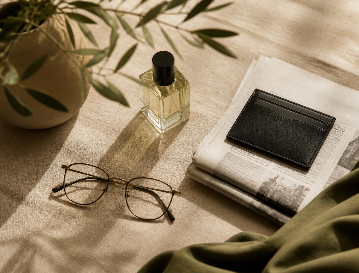 Eyewear, perfume and everyday essentials